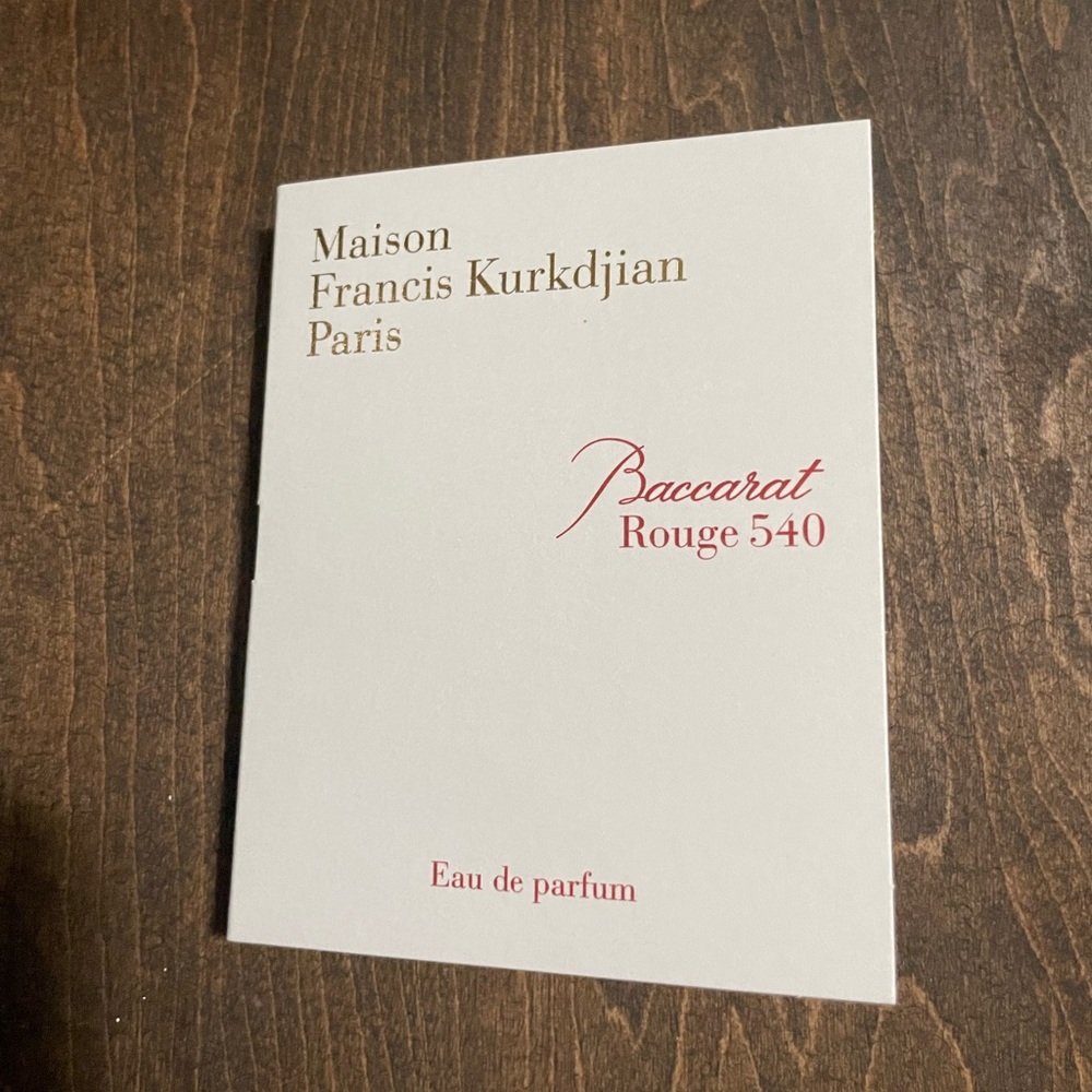 Mason Francis Kurkdiian Baccarat
Rouge 540
